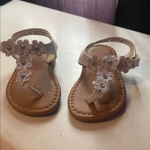 Laura Ashley White Floral Sandals